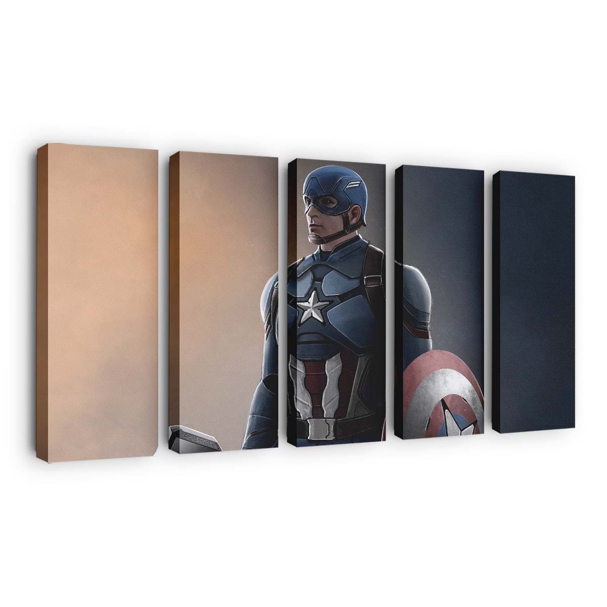 Hauptmann Amerika 2020 Leinwandbild - Marvel Wanddeko