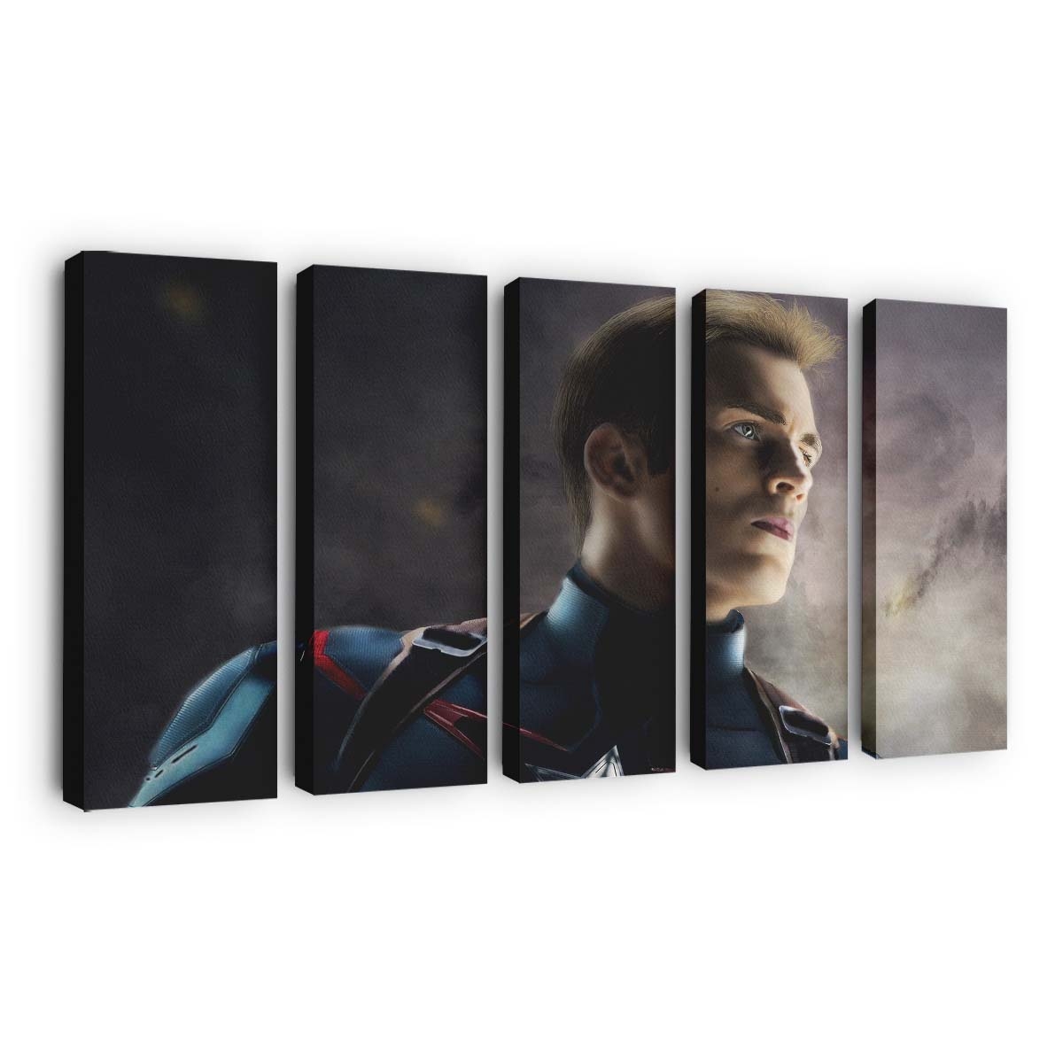 Captain Amerika Kunst 3 Leinwandbild - Marvel Wanddeko