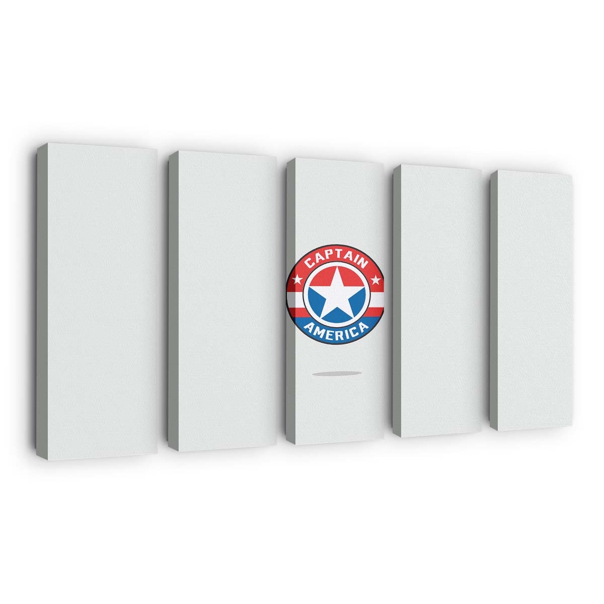 Captain Amerika Minimal Logo Leinwandbild - Marvel Wanddeko