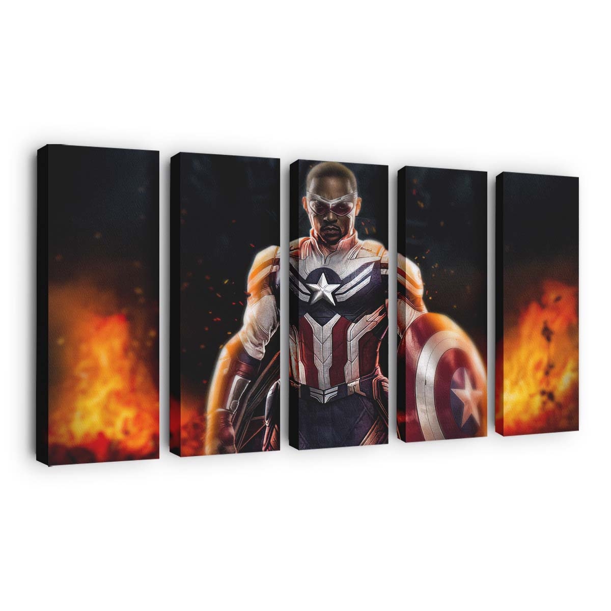 Hauptmann Amerika Sam Wilson Leinwandbild - Marvel Wanddeko