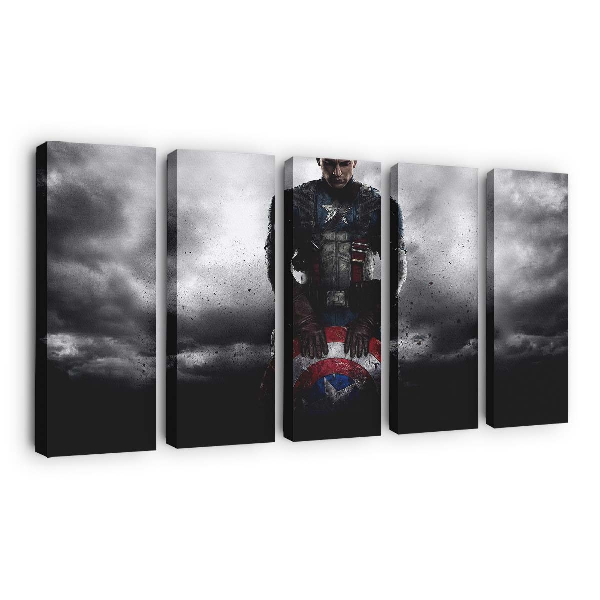 Hauptmann Amerika Steve Rogers Leinwandbild - Marvel Wanddeko