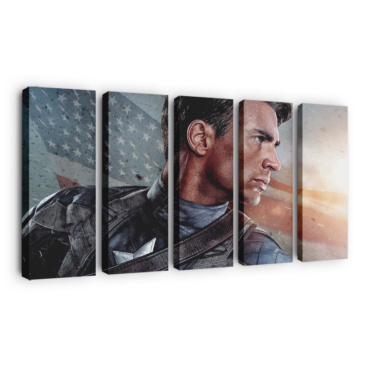 Captain Amerika Der erste Rächer 20 Leinwandbild - Marvel Wanddeko