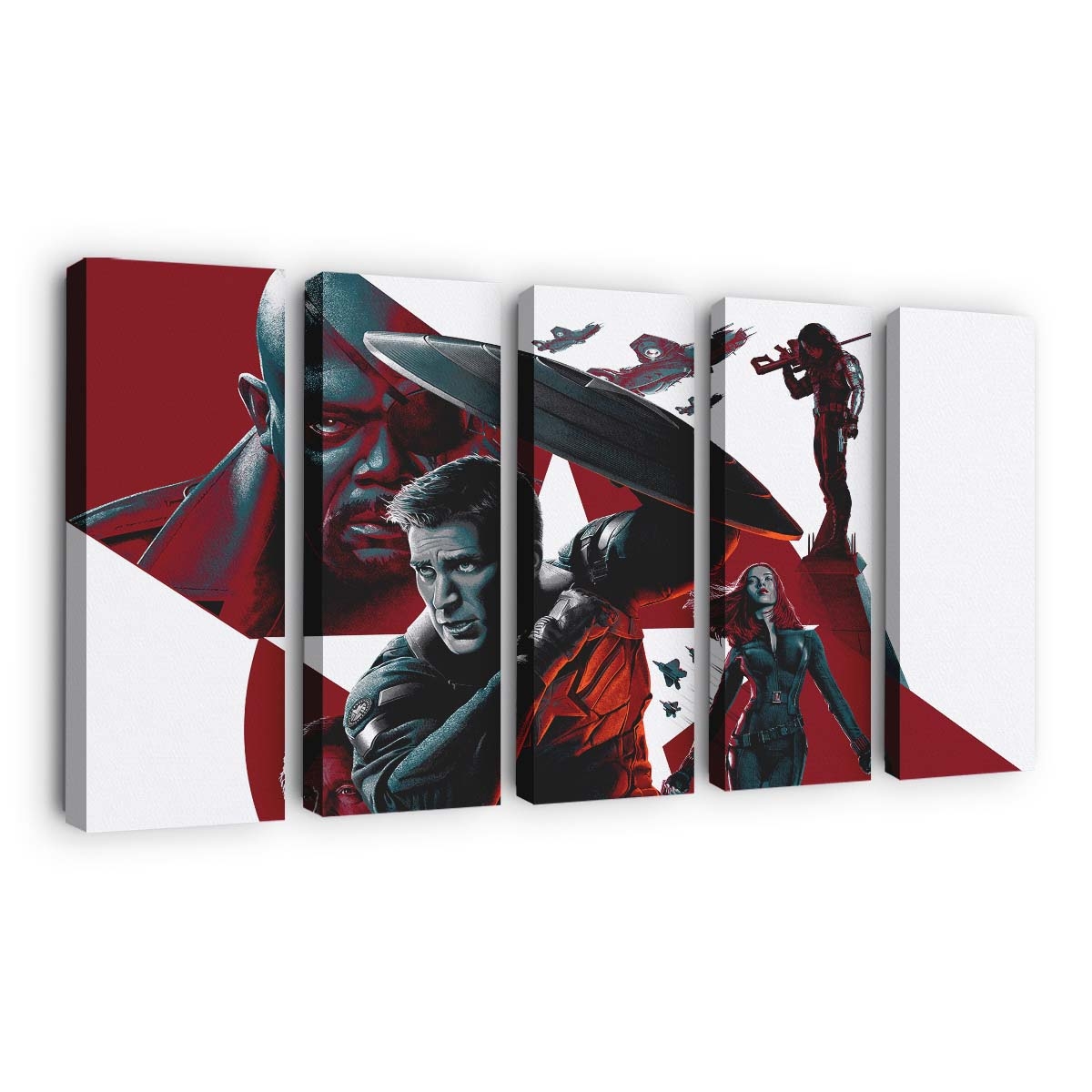 Captain Amerika Der Wintersoldat Leinwandbild - Marvel Wanddeko