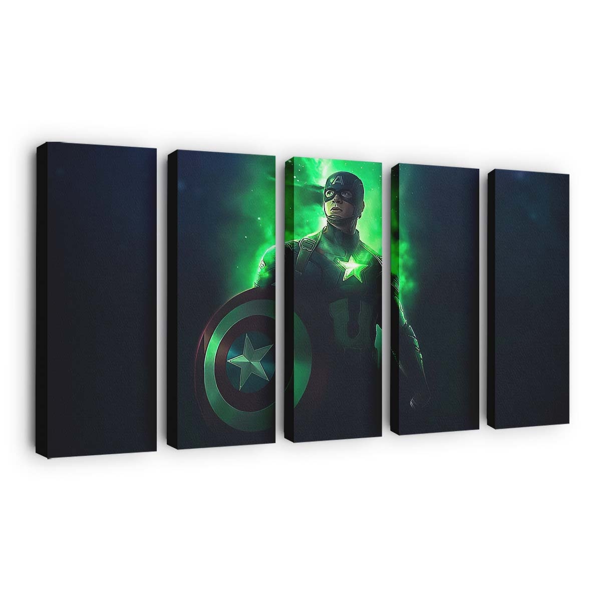 Captain Amerikas Zeitstein Leinwandbild - Marvel Wanddeko