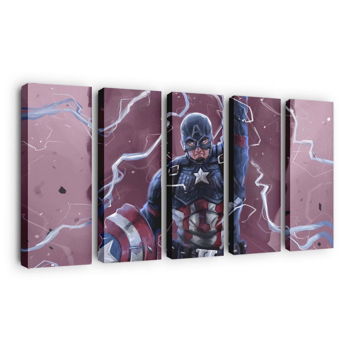 Hauptmann Amerika4K2019 Leinwandbild - Marvel Wanddeko