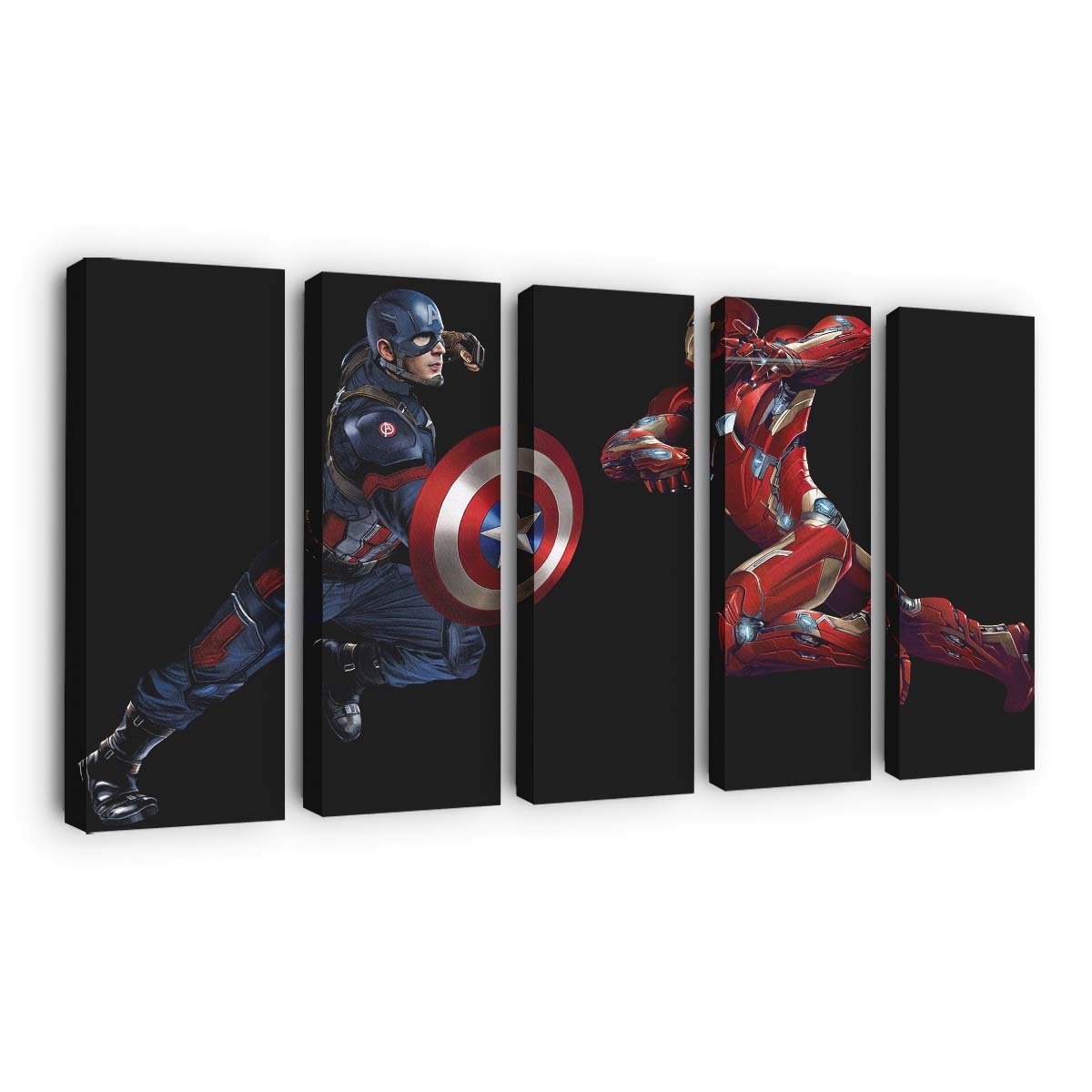 Eisenmann Captain Amerika Leinwandbild - Marvel Wanddeko