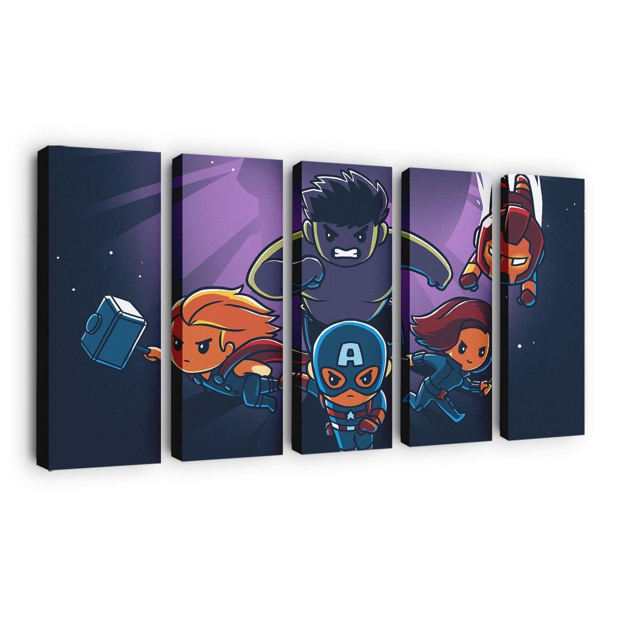 Kleine Avengers Leinwandbild - Marvel Wanddeko