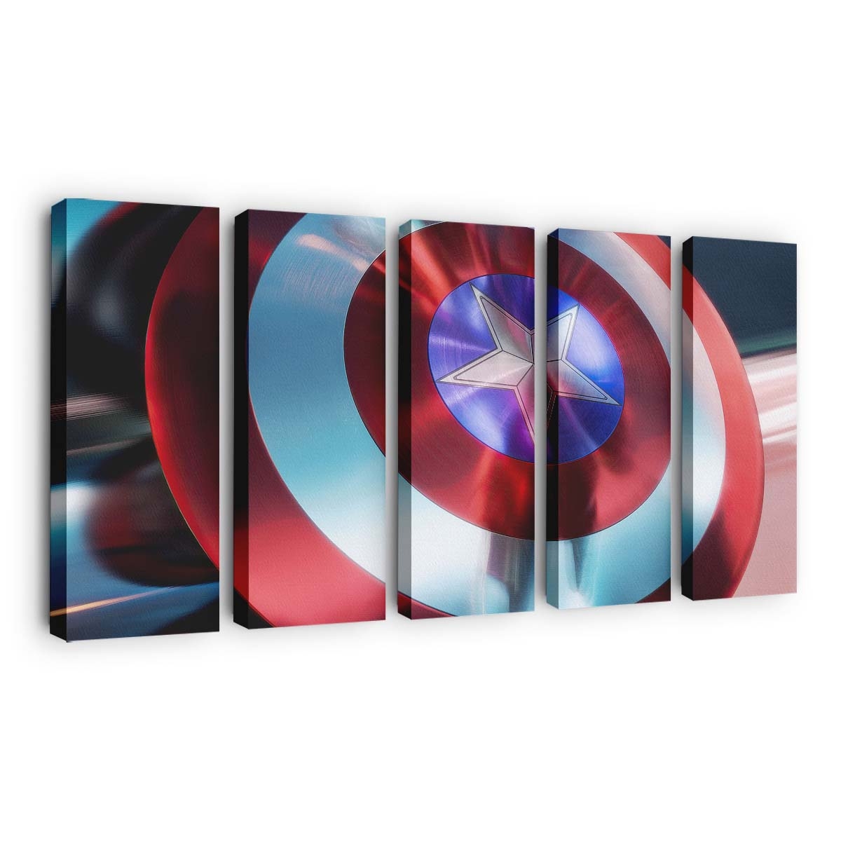 Marvel Legenden Captain America Schild Leinwandbild - Marvel Wanddeko