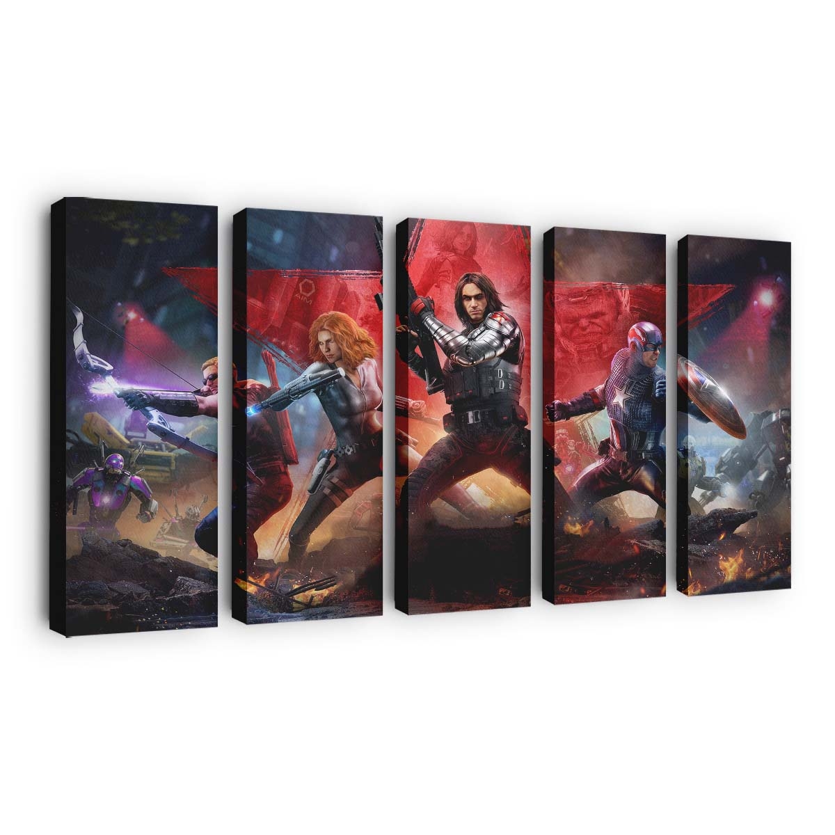 Marvels Avengers Assemble Leinwandbild - Marvel Wanddeko