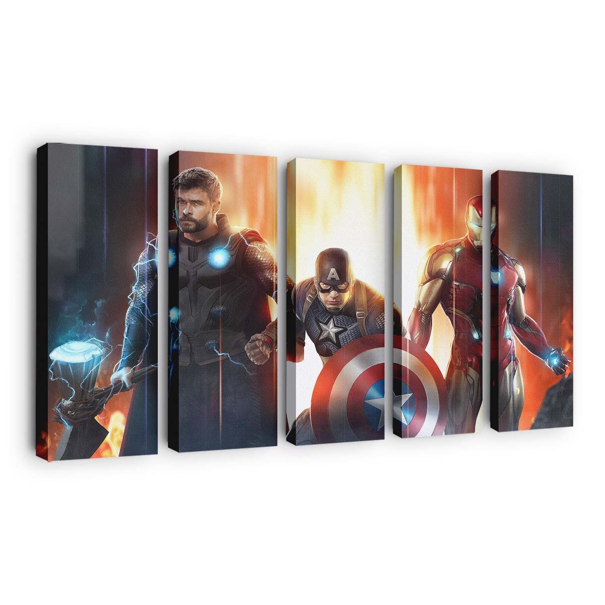 Die Dreieinigkeit art Leinwandbild - Marvel Wanddeko