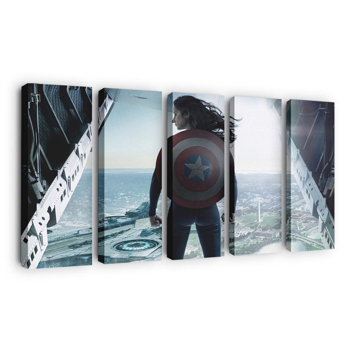 Der Wintersoldat Mädchen Cosplay Leinwandbild - Marvel Wanddeko