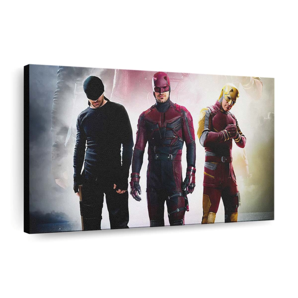 Alle Daredevil-Anzüge Leinwandbild - Marvel Wanddeko