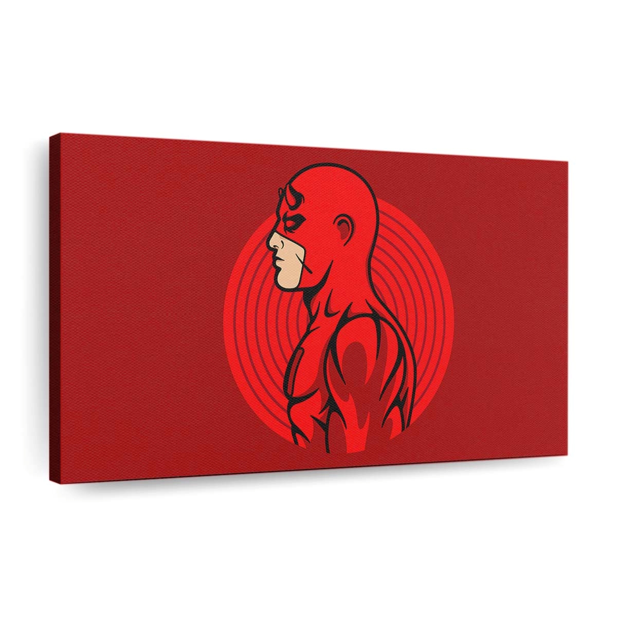 Dare Devil Minimal Leinwandbild - Marvel Wanddeko