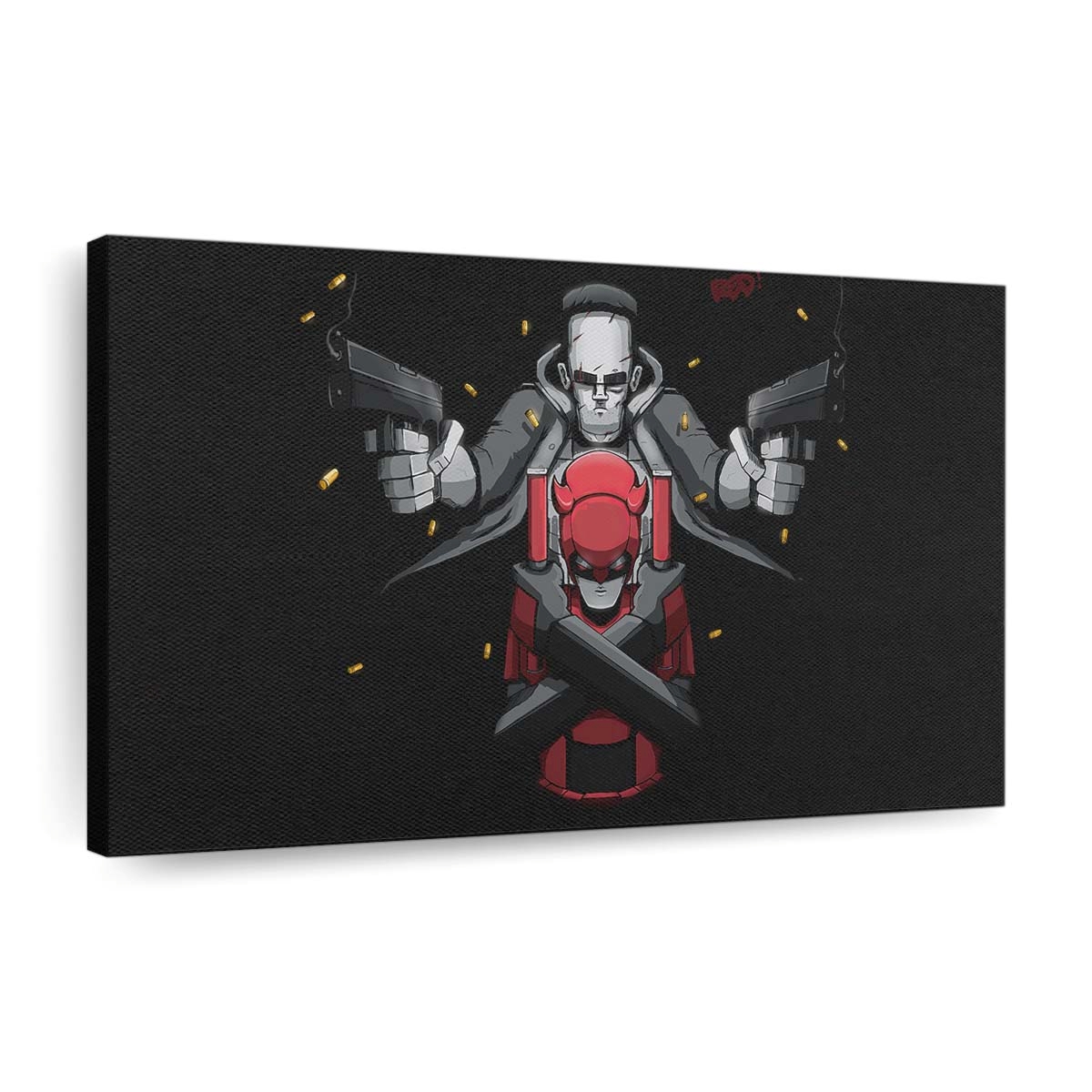 Daredevil und Punisher Leinwandbild - Marvel Wanddeko