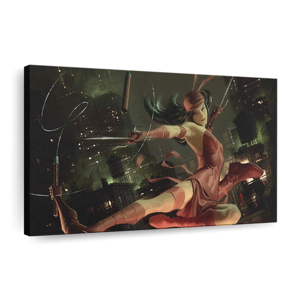 Daredevil Elektra Leinwandbild - Marvel Wanddeko
