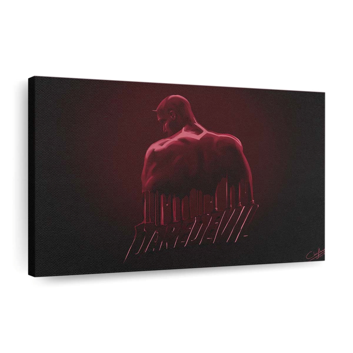 Daredevil Ölgemälde 8K Leinwandbild - Marvel Wanddeko