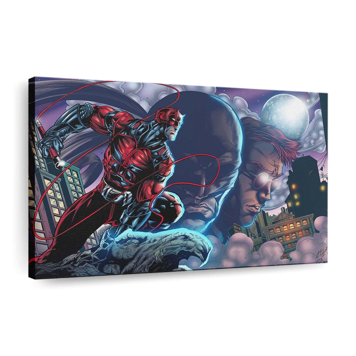 Daredevil – Superhelden-Kunst Leinwandbild - Marvel Wanddeko