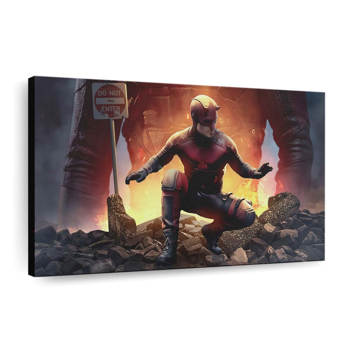 The Daredevil Born Again 2 Leinwandbild - Marvel Wanddeko