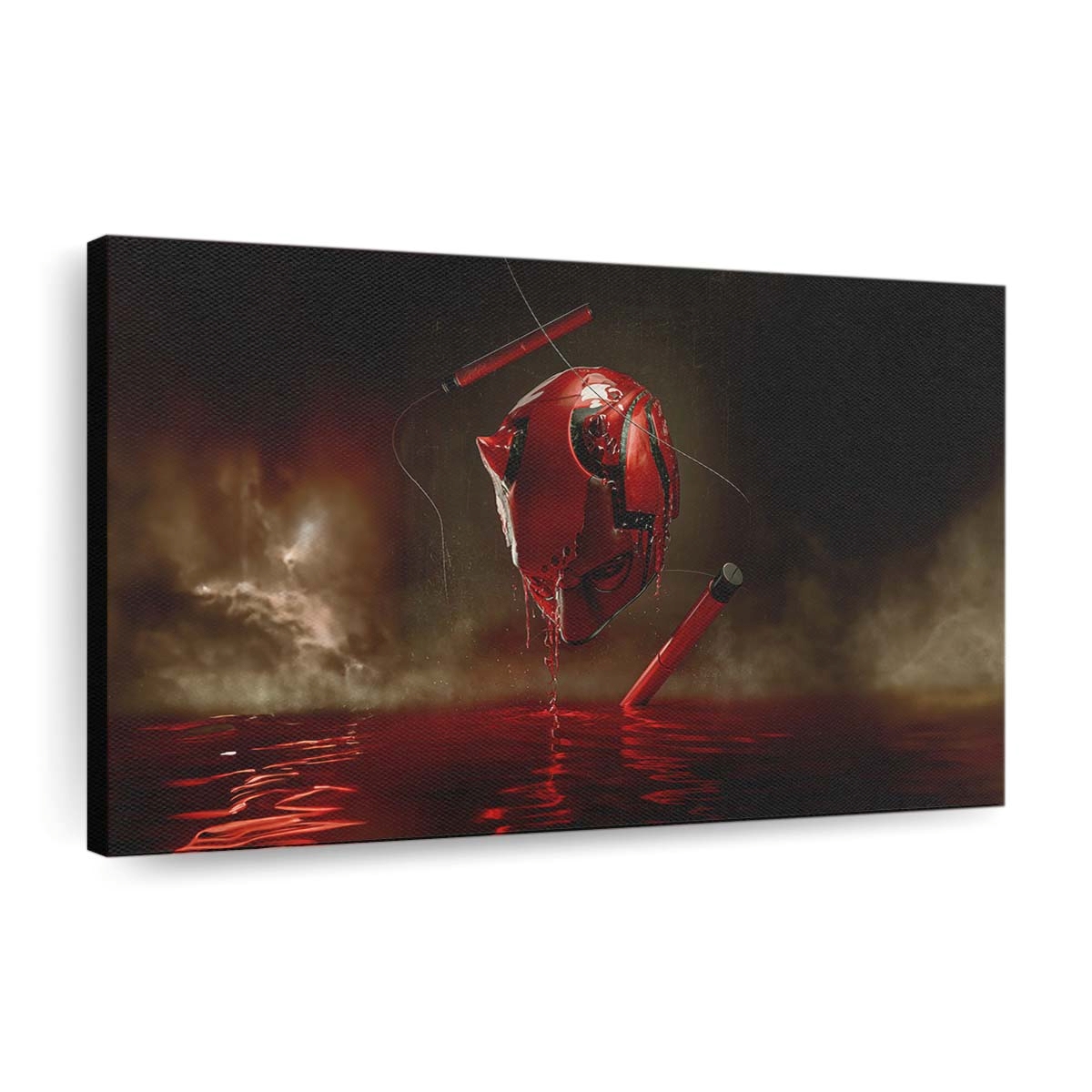 The Daredevil Mask Leinwandbild - Marvel Wanddeko