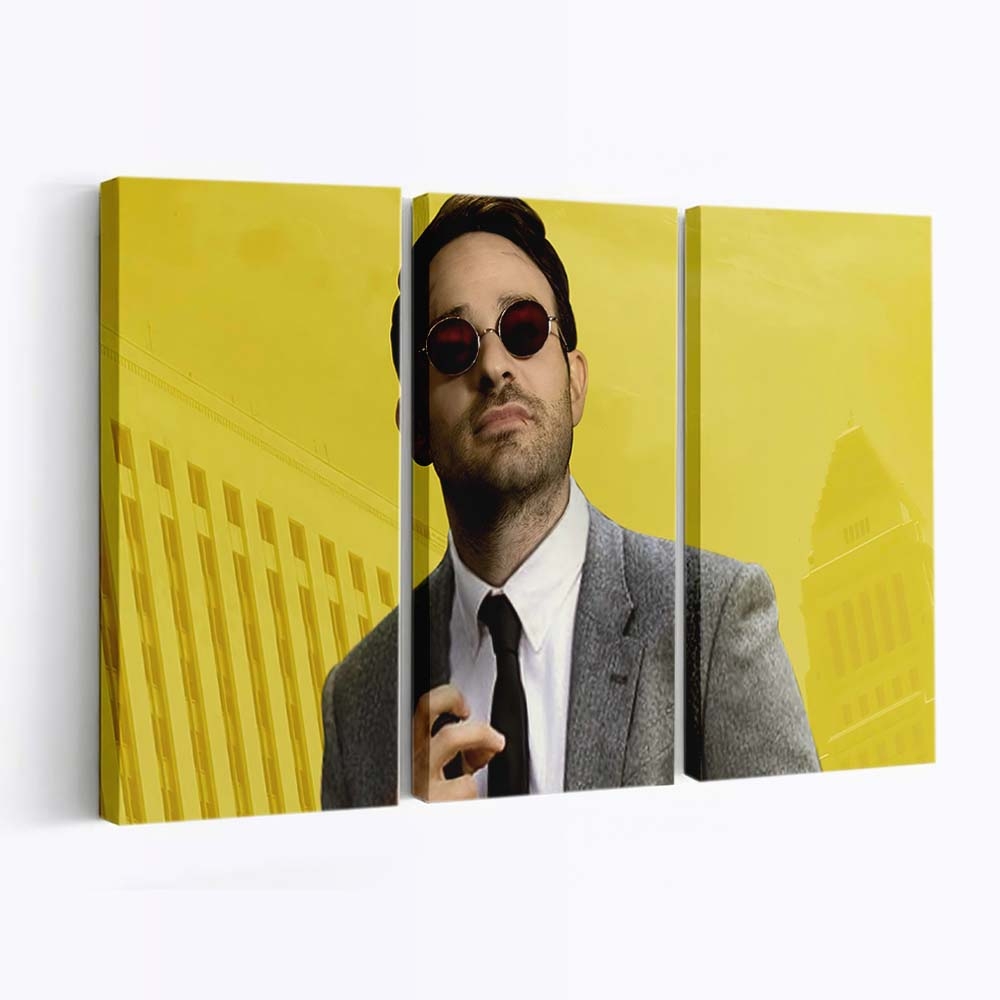 Daredevil in She Hulk Leinwandbild - Marvel Wanddeko