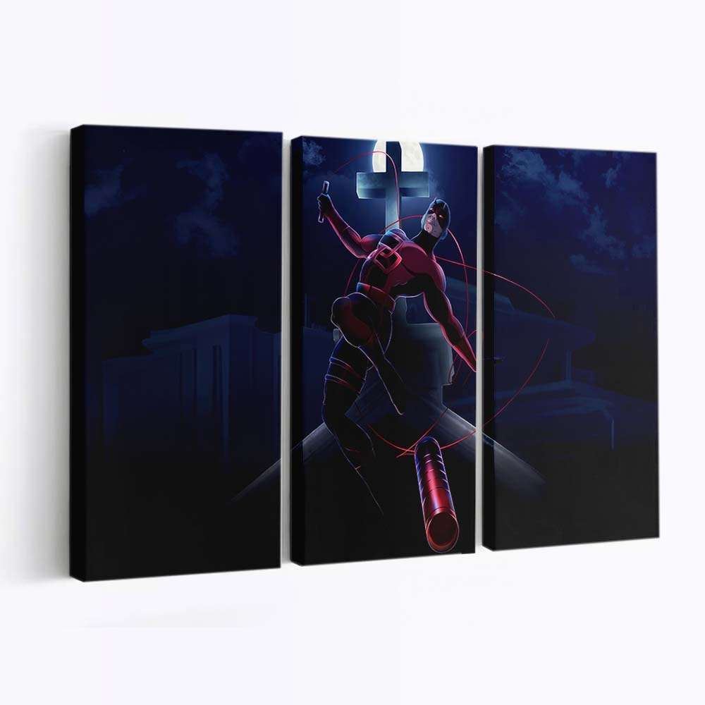 Daredevil Ritterliche Wachsamkeit Leinwandbild - Marvel Wanddeko