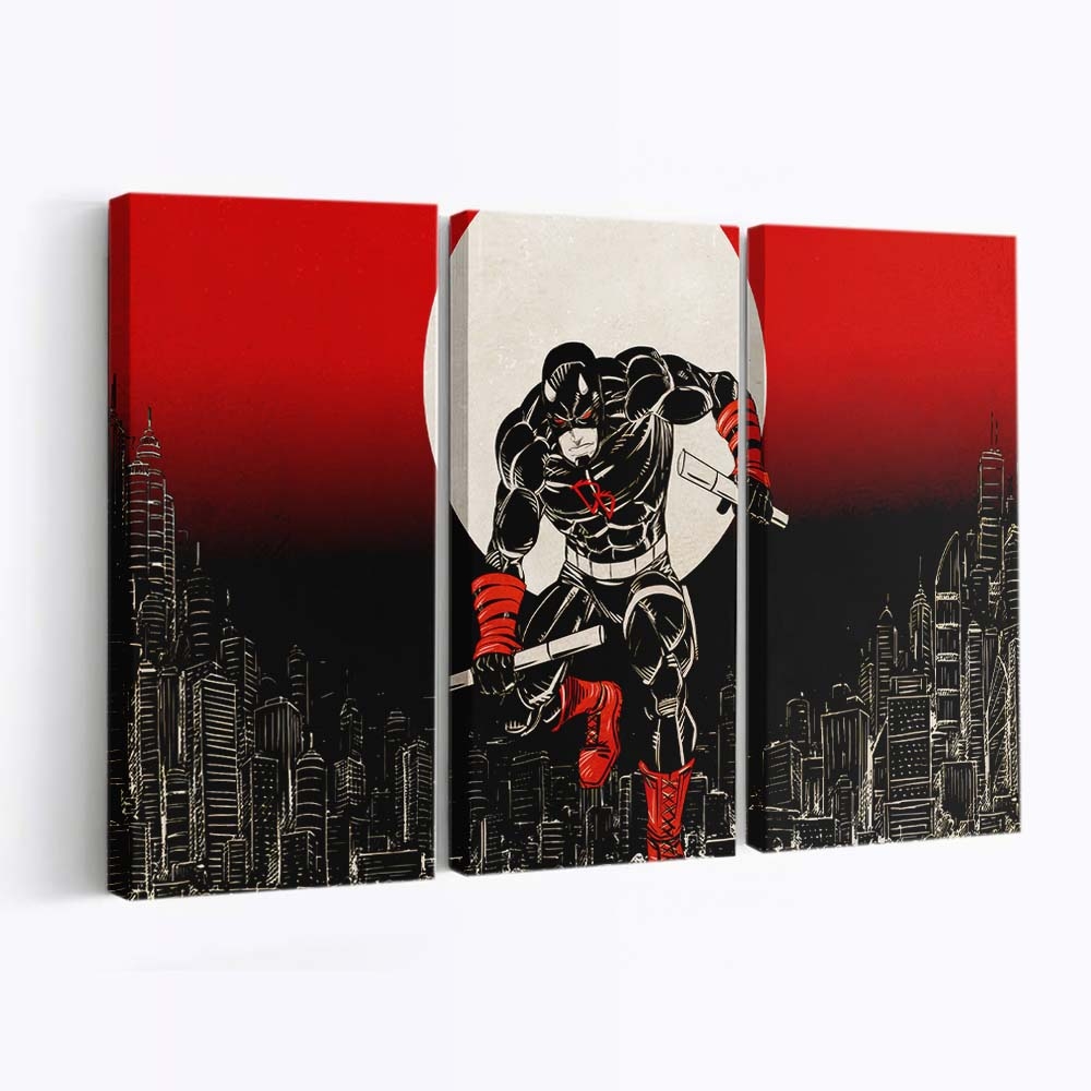 Daredevil Marvel Knights Leinwandbild - Marvel Wanddeko