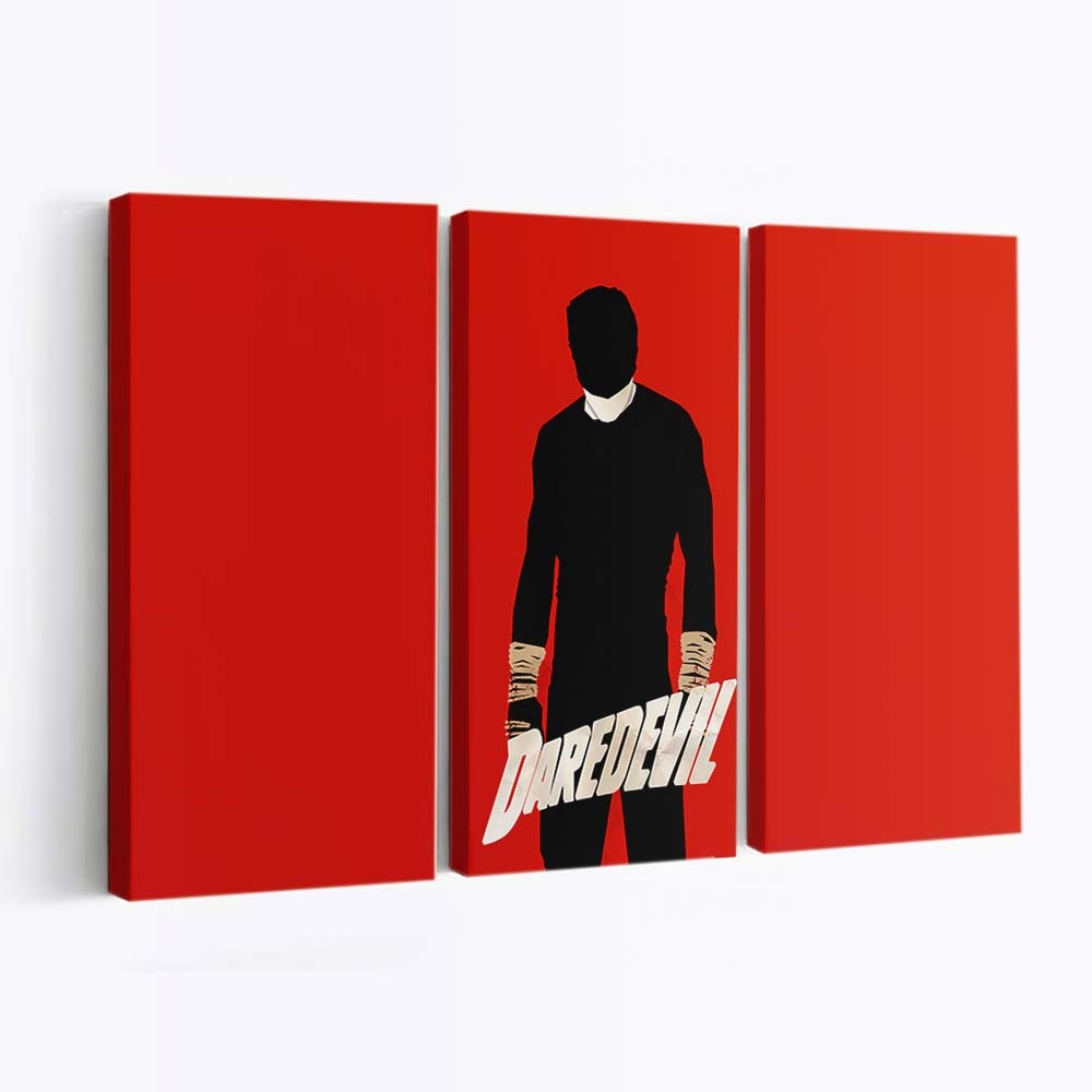Daredevil Minimalismus Leinwandbild - Marvel Wanddeko