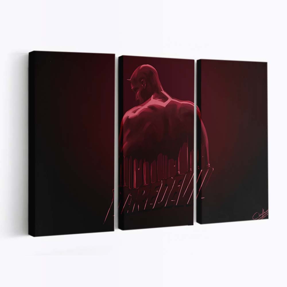 Daredevil Ölgemälde 8K Leinwandbild - Marvel Wanddeko