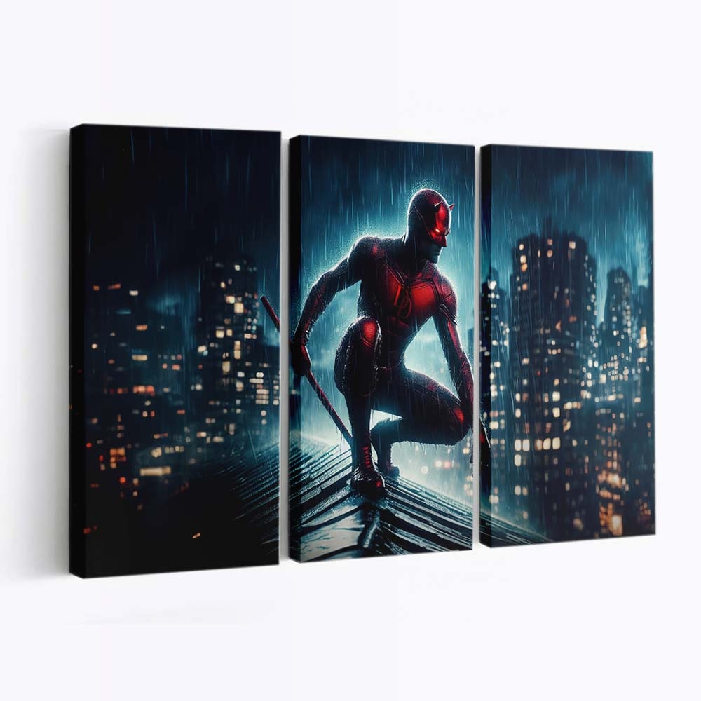 Daredevil Dach-Träumerei Leinwandbild - Marvel Wanddeko