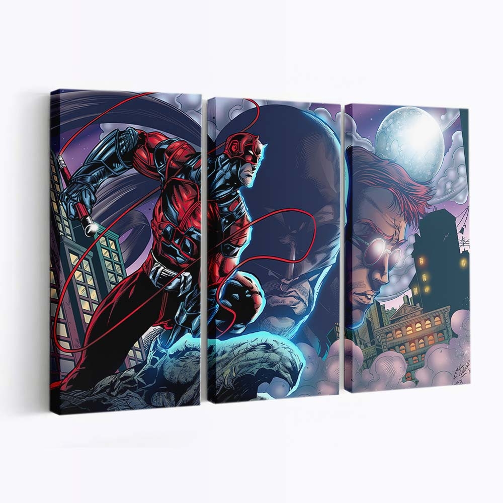 Daredevil – Superhelden-Kunst Leinwandbild - Marvel Wanddeko