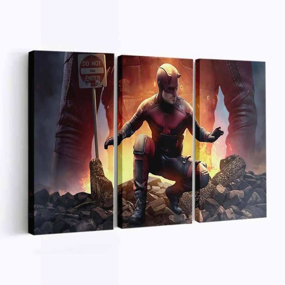 The Daredevil Born Again 2 Leinwandbild - Marvel Wanddeko
