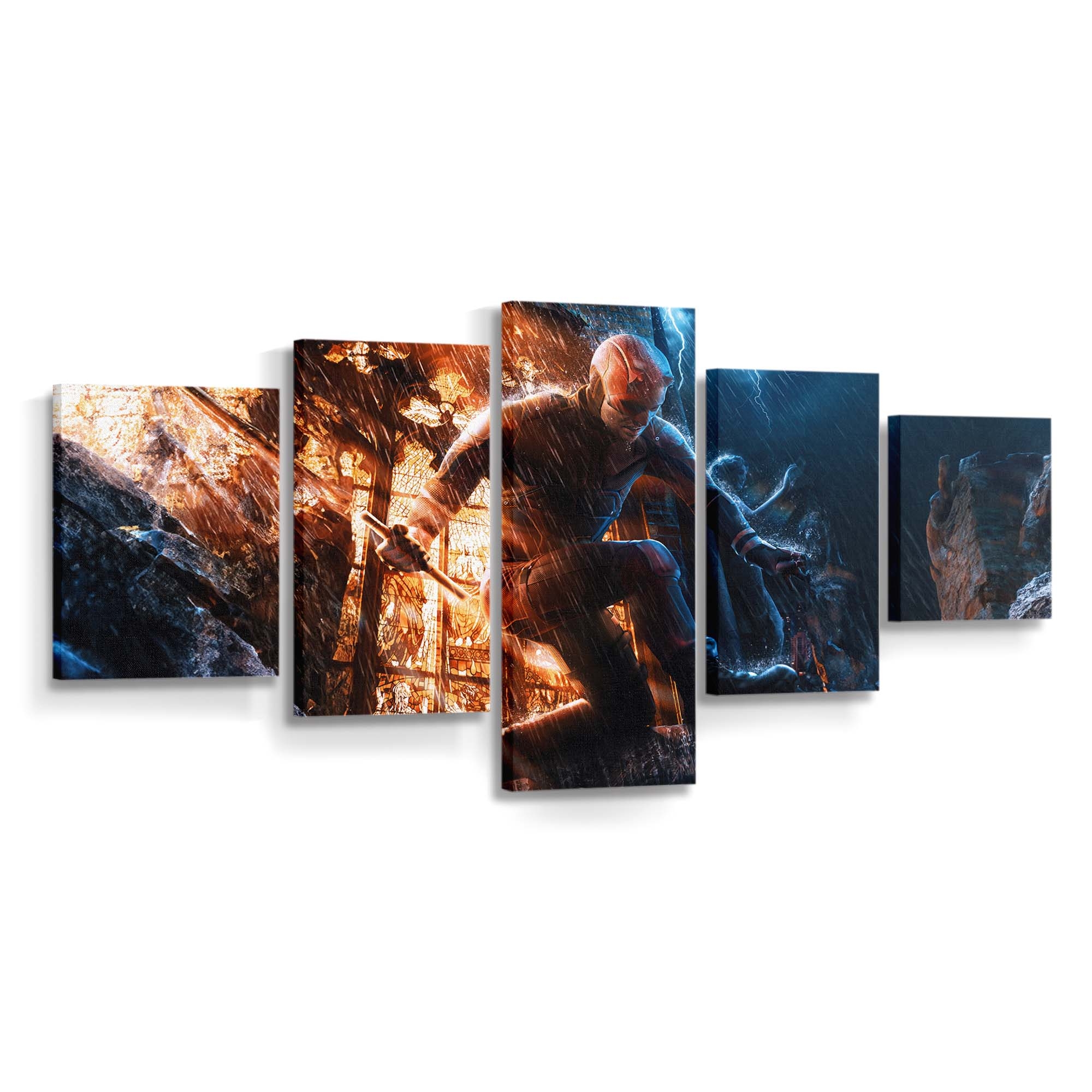 Blinde Gerechtigkeit kehrt auf die Straßen zurück Leinwandbild - Marvel Wanddeko