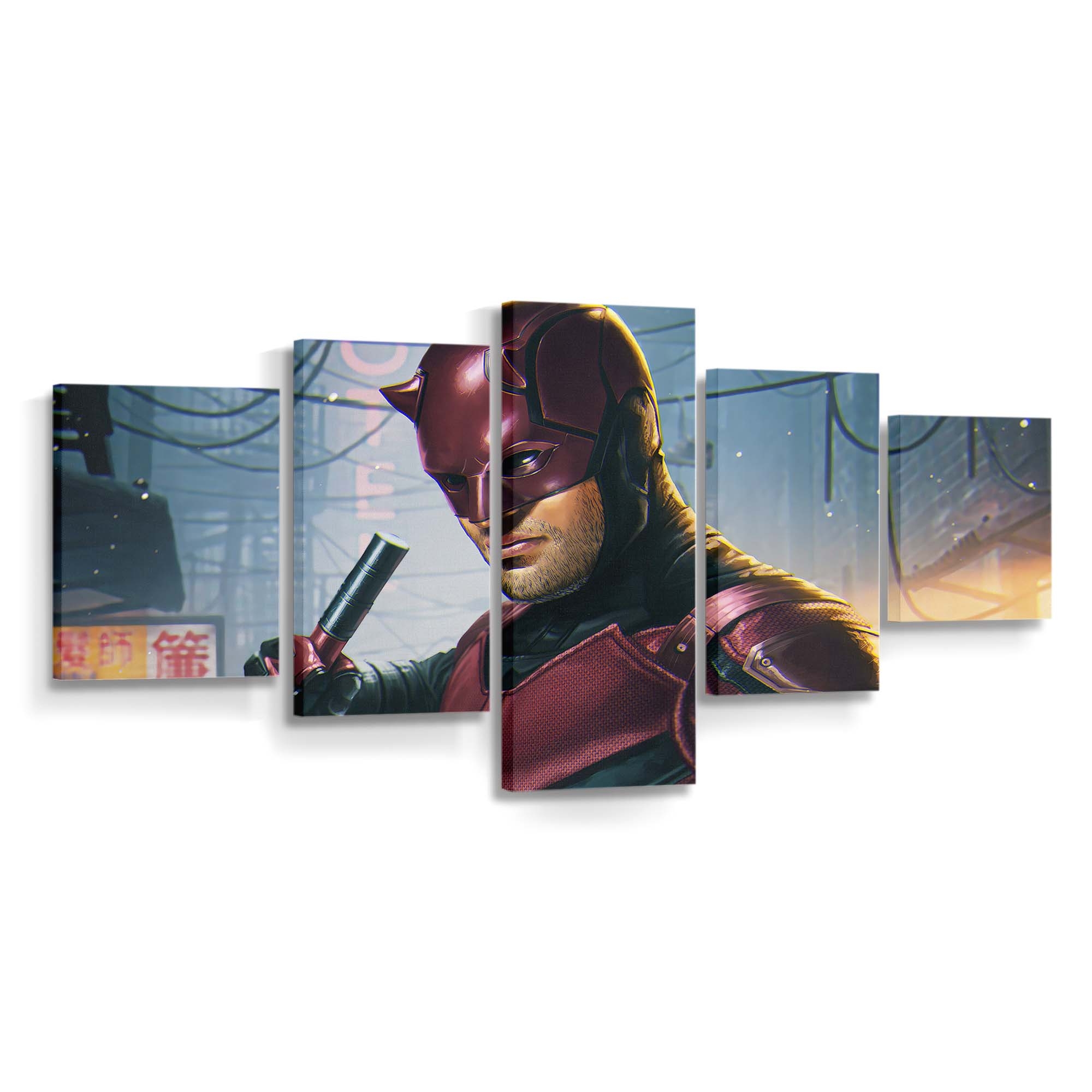 Dare Devil Digital Painting Leinwandbild - Marvel Wanddeko