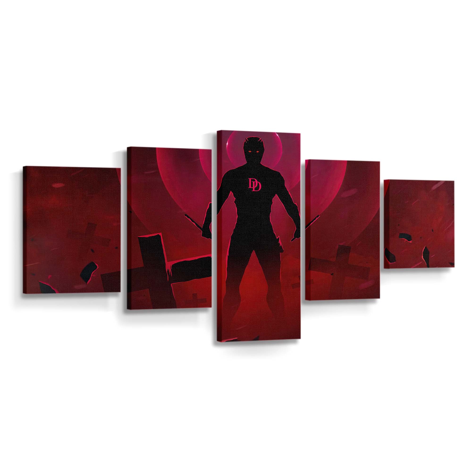 Dare Devil The Man Without Fear Leinwandbild - Marvel Wanddeko