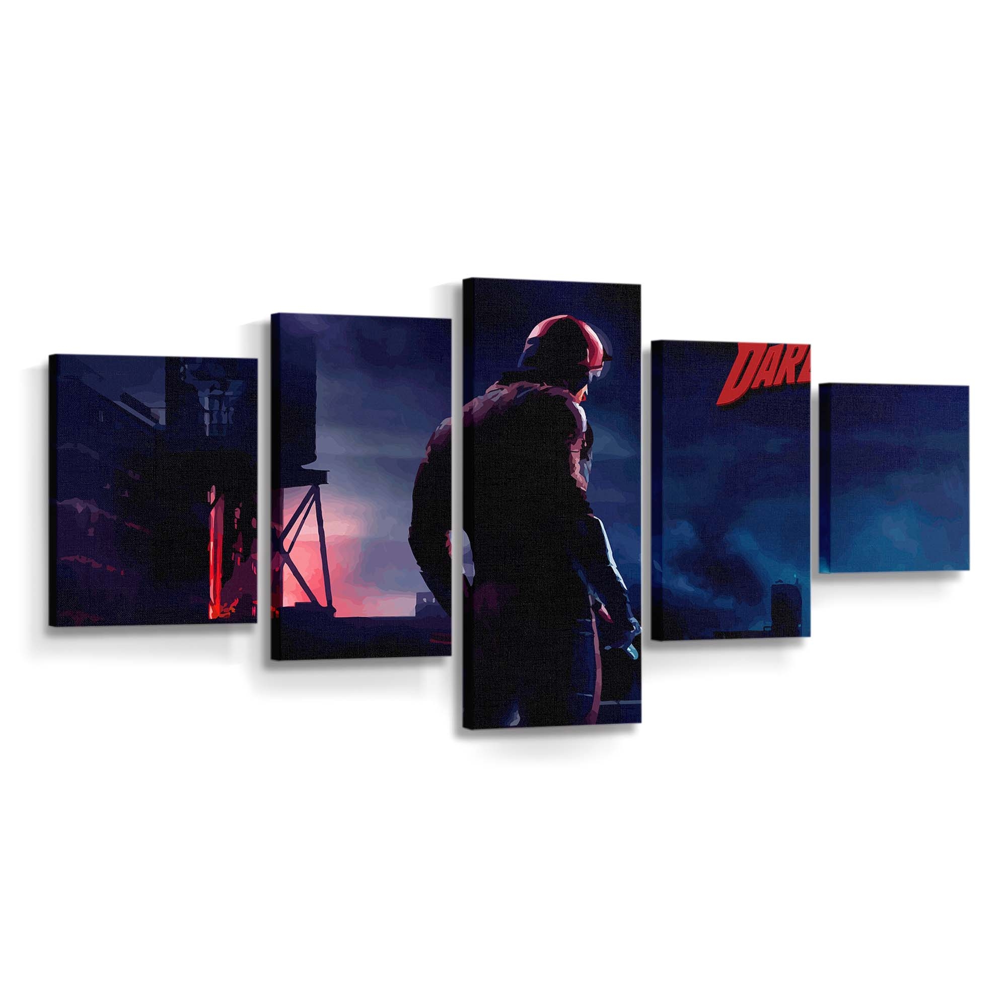 Daredevil Artwork Leinwandbild - Marvel Wanddeko