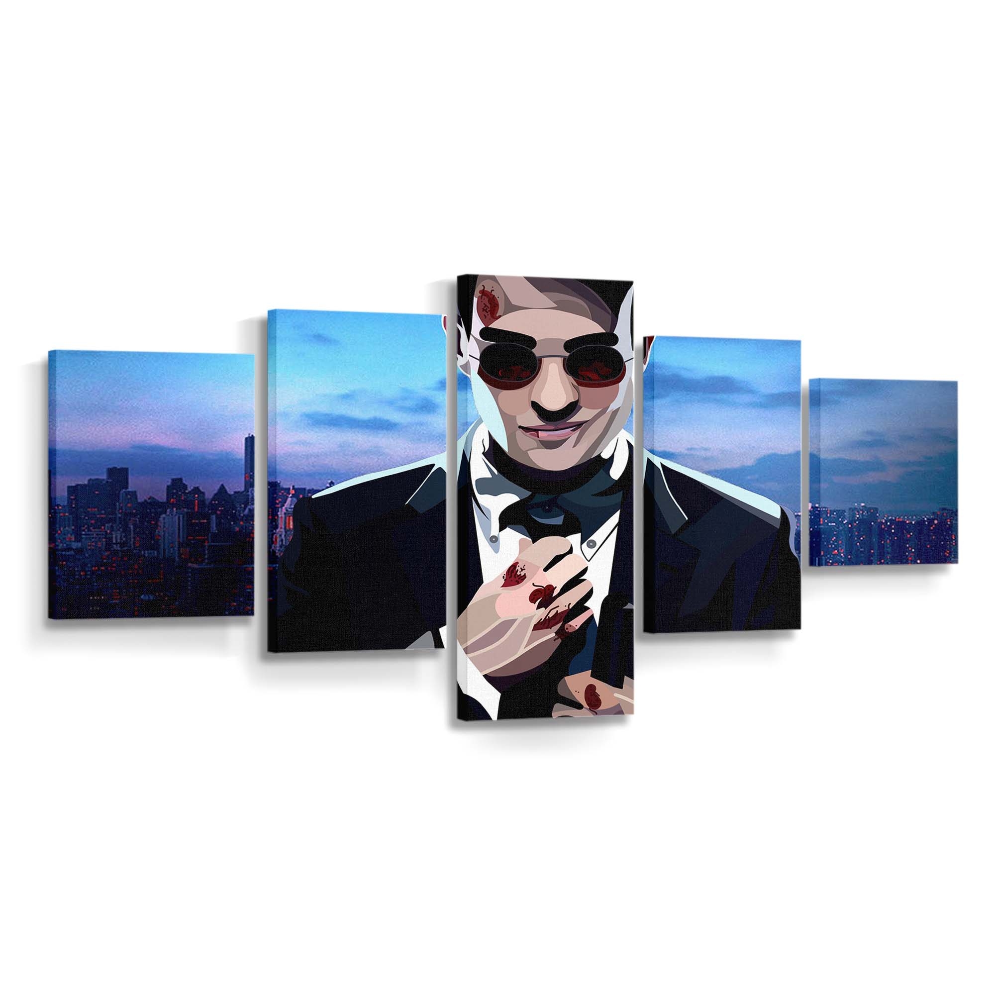 Daredevil Kunstwerk Leinwandbild - Marvel Wanddeko