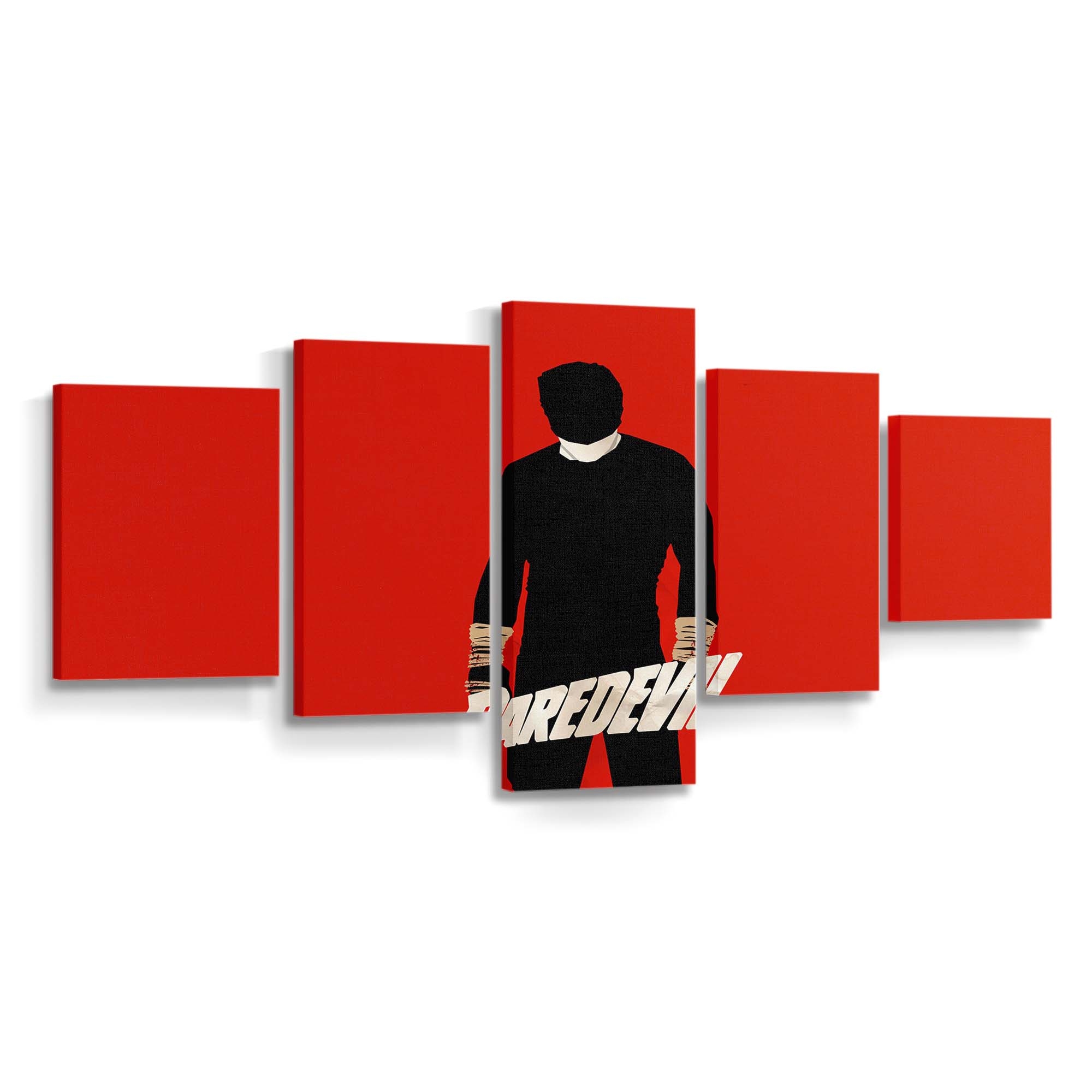 Daredevil Abstrakte Kunst Leinwandbild - Marvel Wanddeko