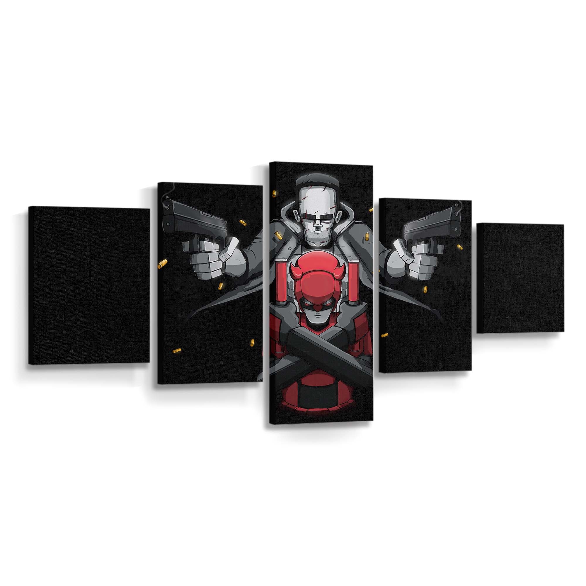 Daredevil und Punisher Leinwandbild - Marvel Wanddeko