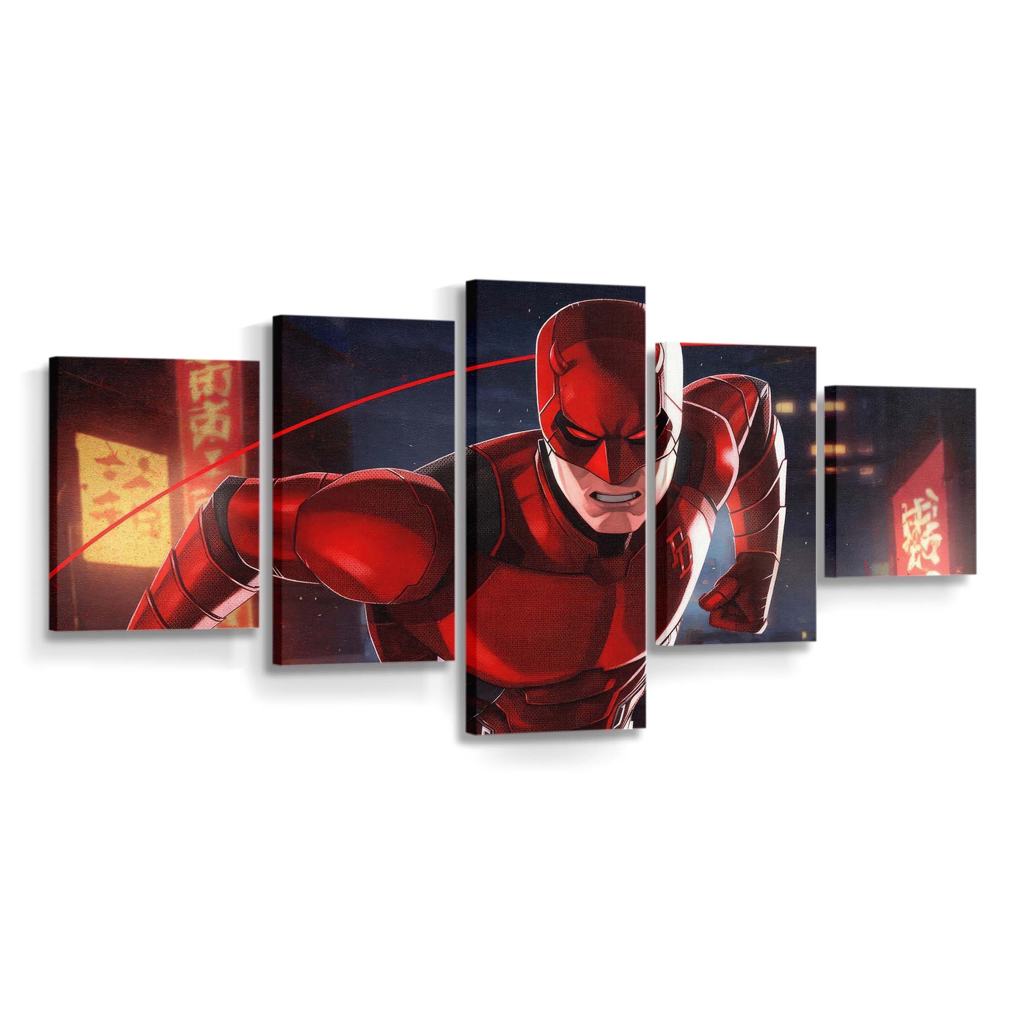 Daredevil Born Again Kunst Leinwandbild - Marvel Wanddeko