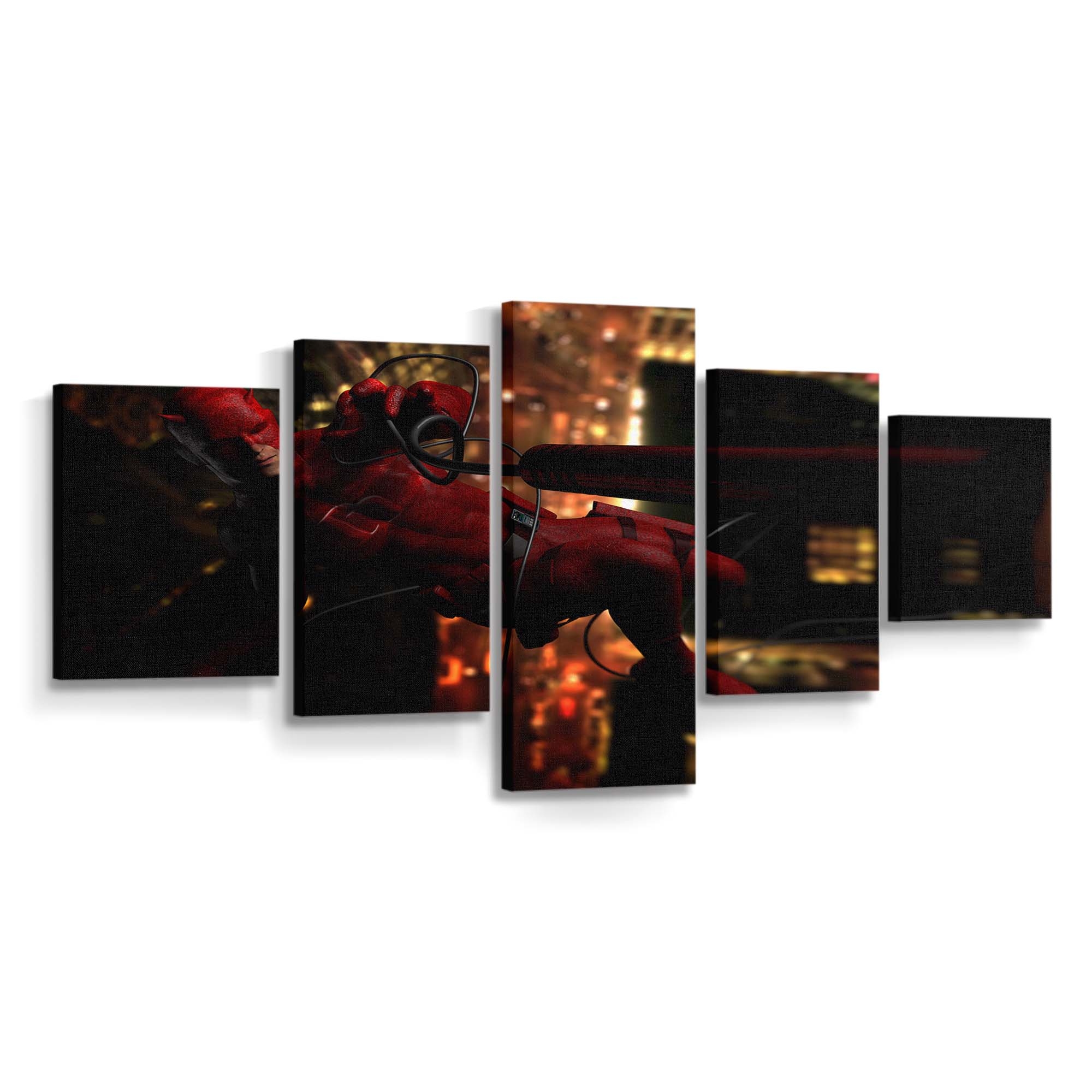 Daredevil Digital Art Leinwandbild - Marvel Wanddeko