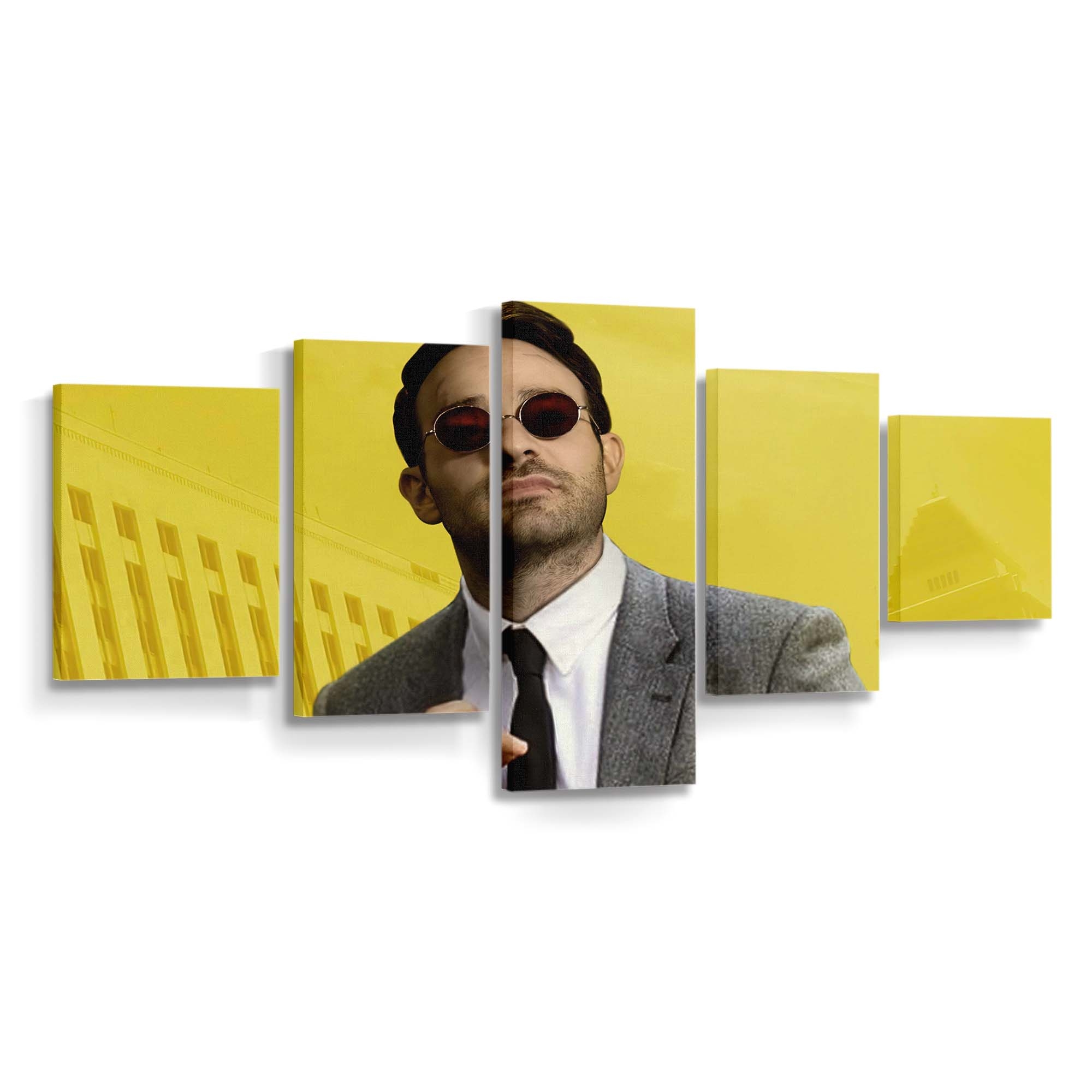 Daredevil in She Hulk Leinwandbild - Marvel Wanddeko