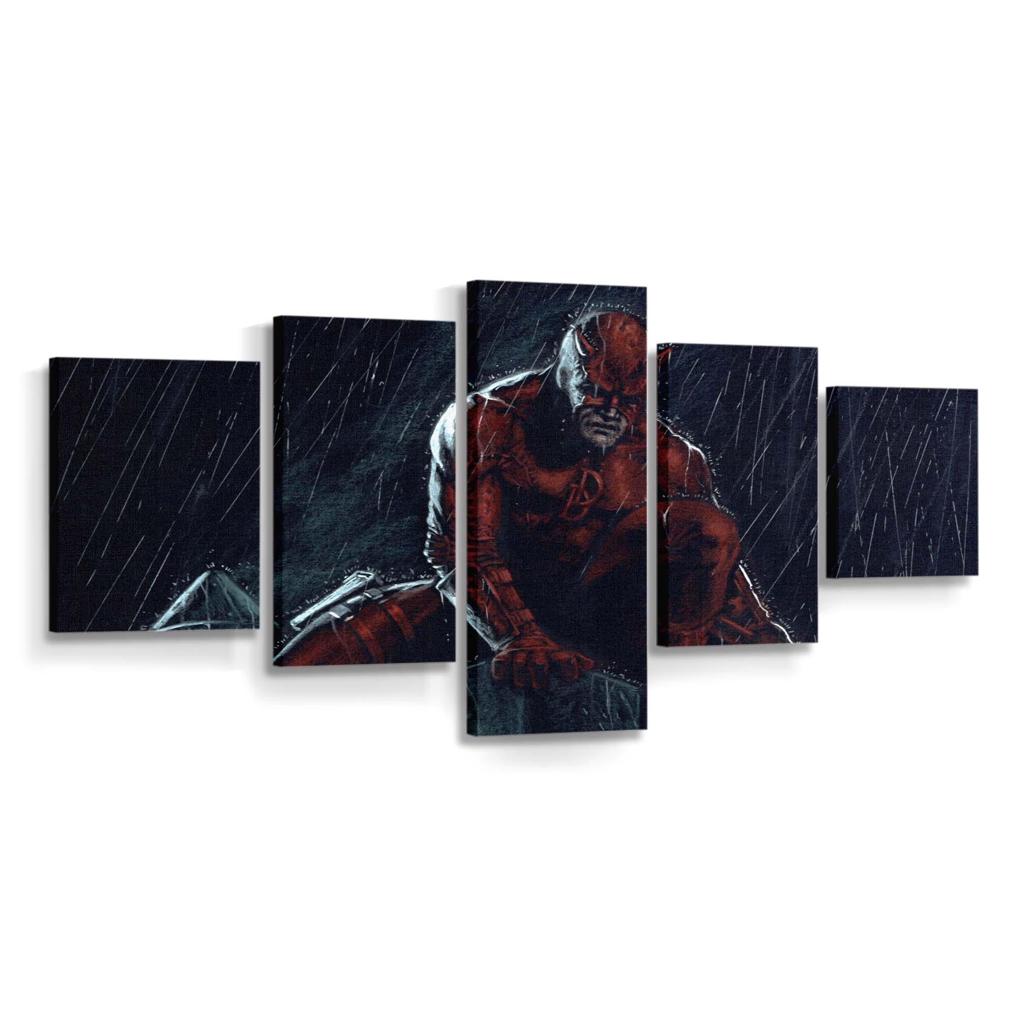 Daredevil in The Knight Leinwandbild - Marvel Wanddeko