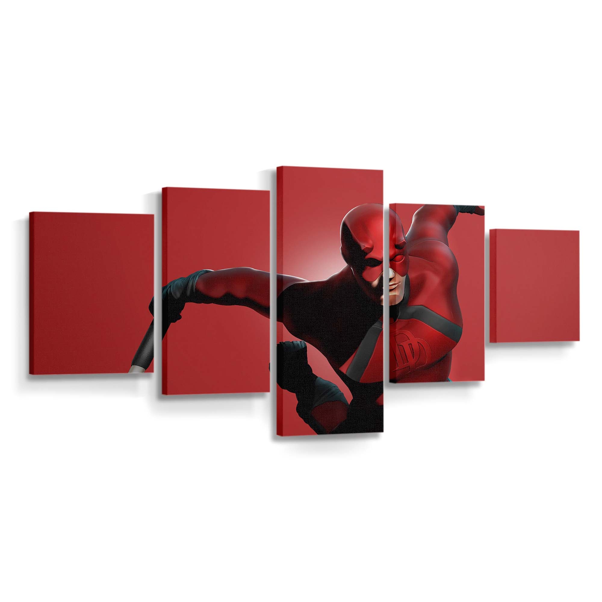 Daredevil Minimalist Leinwandbild - Marvel Wanddeko