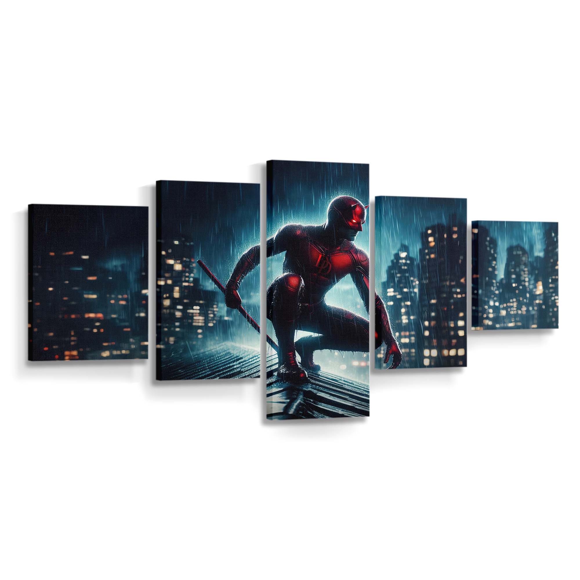 Daredevil Dach-Träumerei Leinwandbild - Marvel Wanddeko