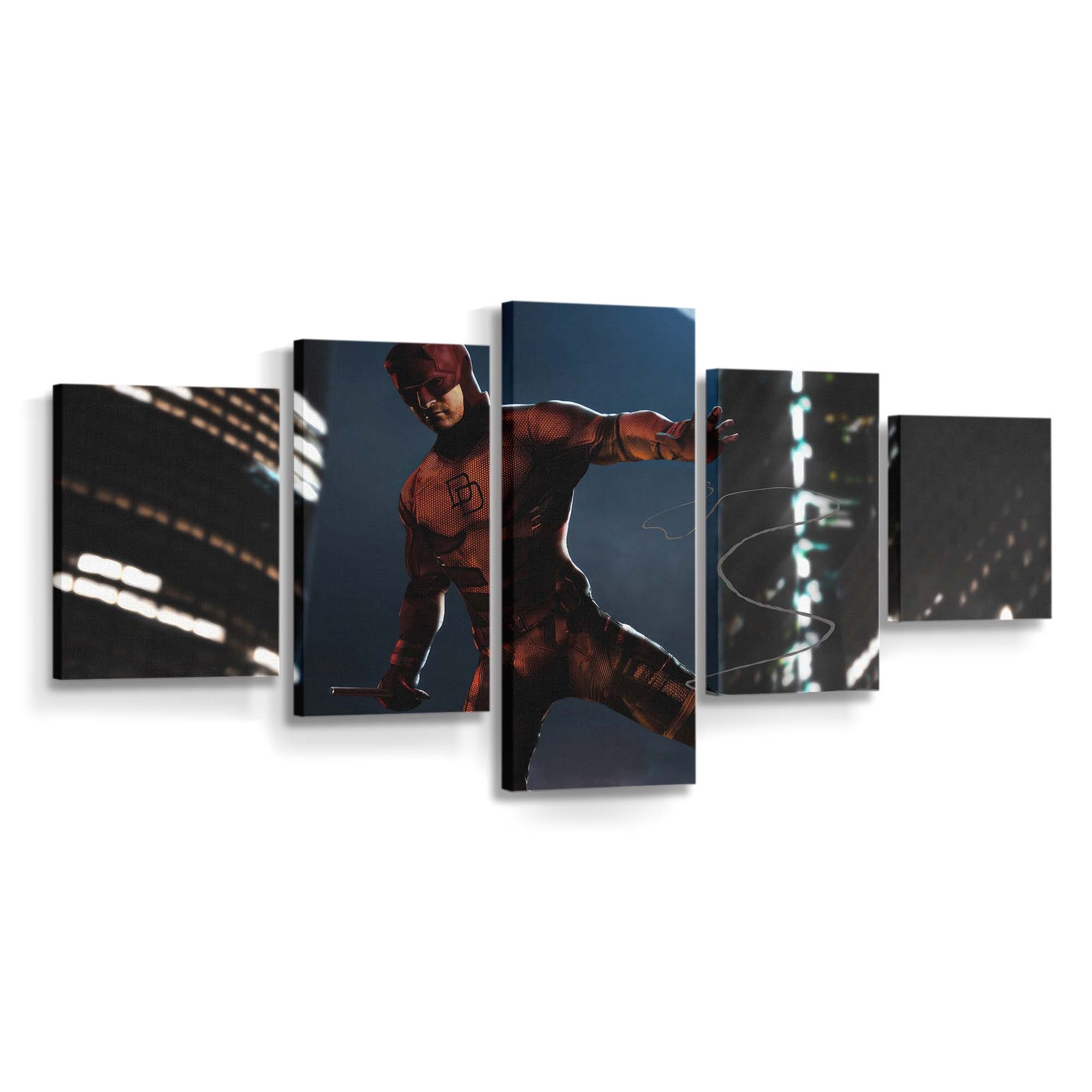 Daredevil – Sonic Nightfall Leinwandbild - Marvel Wanddeko