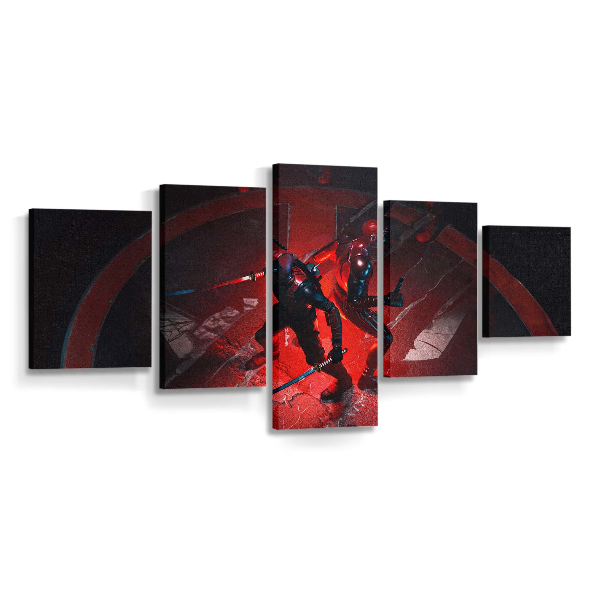 Deadpool X Daredevil Leinwandbild - Marvel Wanddeko