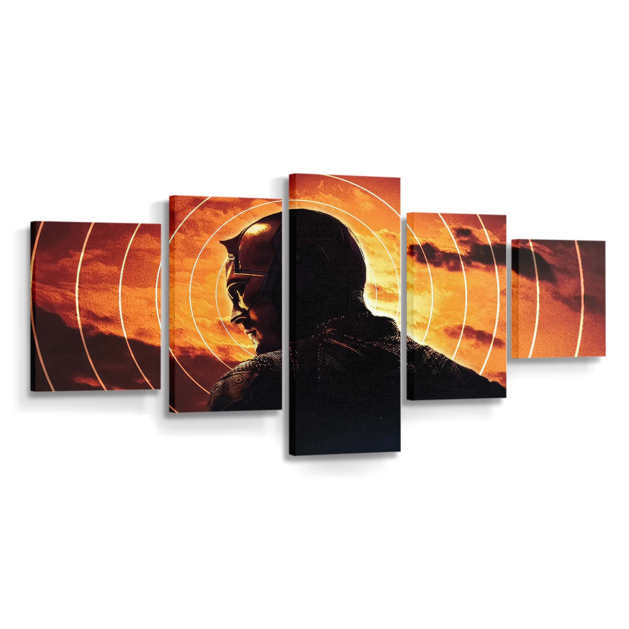 Gerechtigkeit in der Dunkelheit Daredevil Crusade Leinwandbild - Marvel Wanddeko