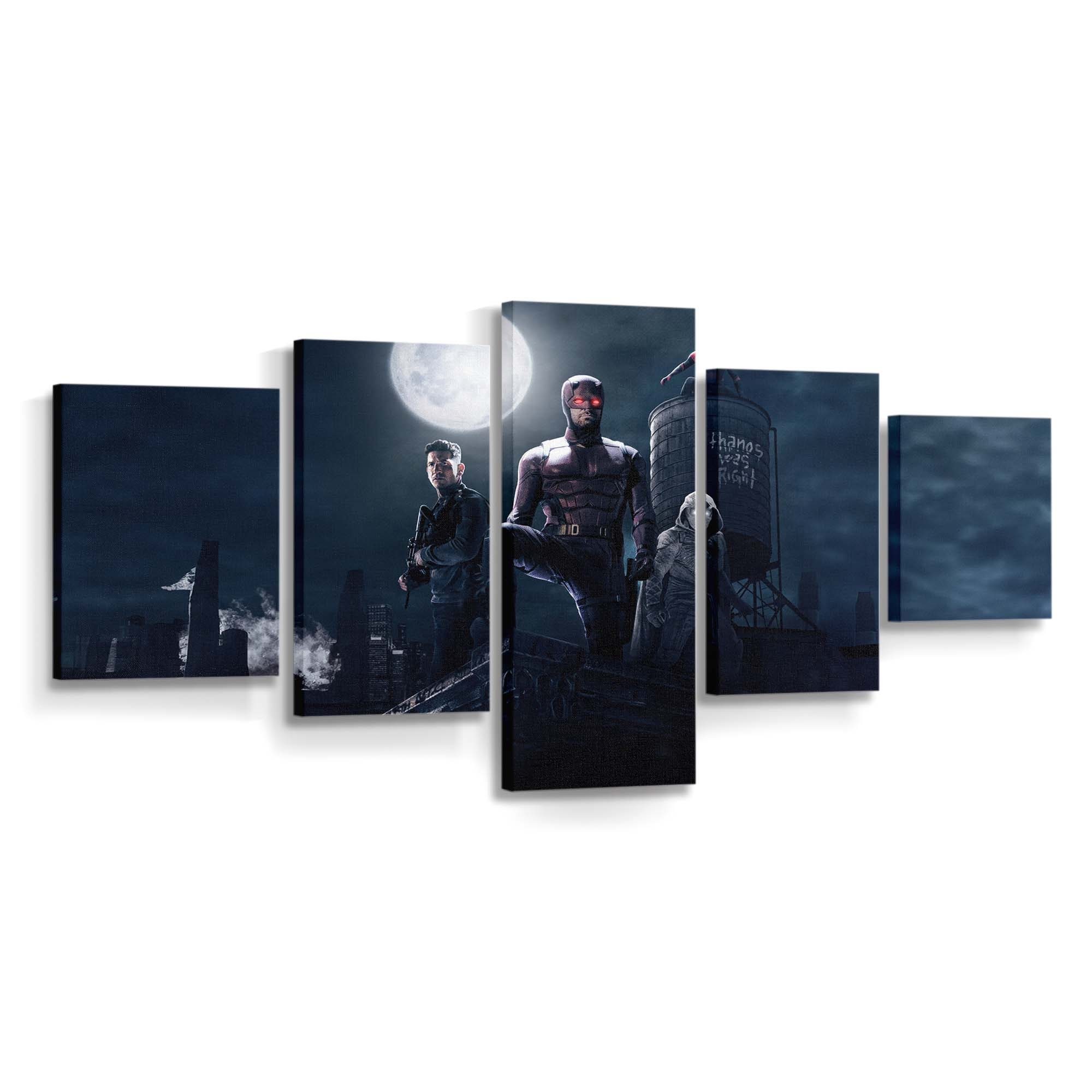 Marvel Knights Unleashed Leinwandbild - Marvel Wanddeko