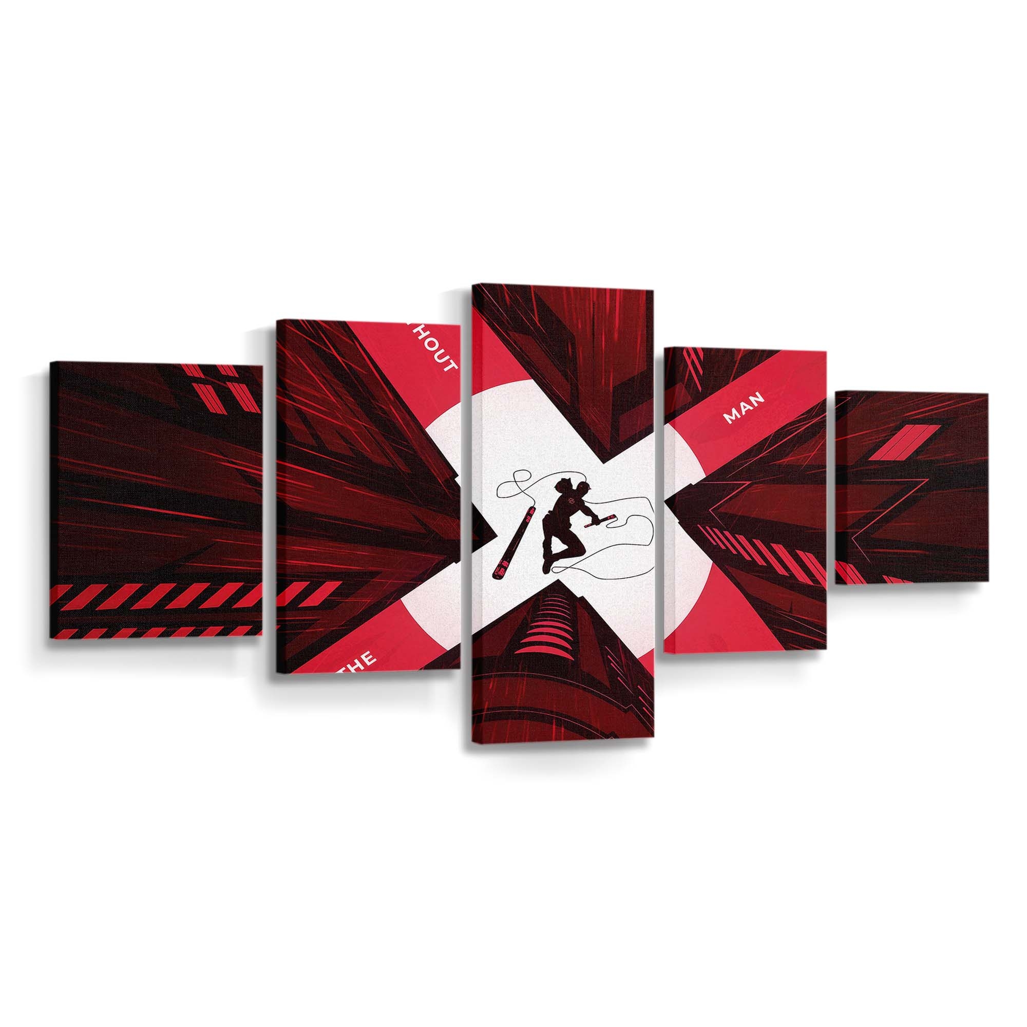 Matt Murdock Daredevil Minimal Leinwandbild - Marvel Wanddeko