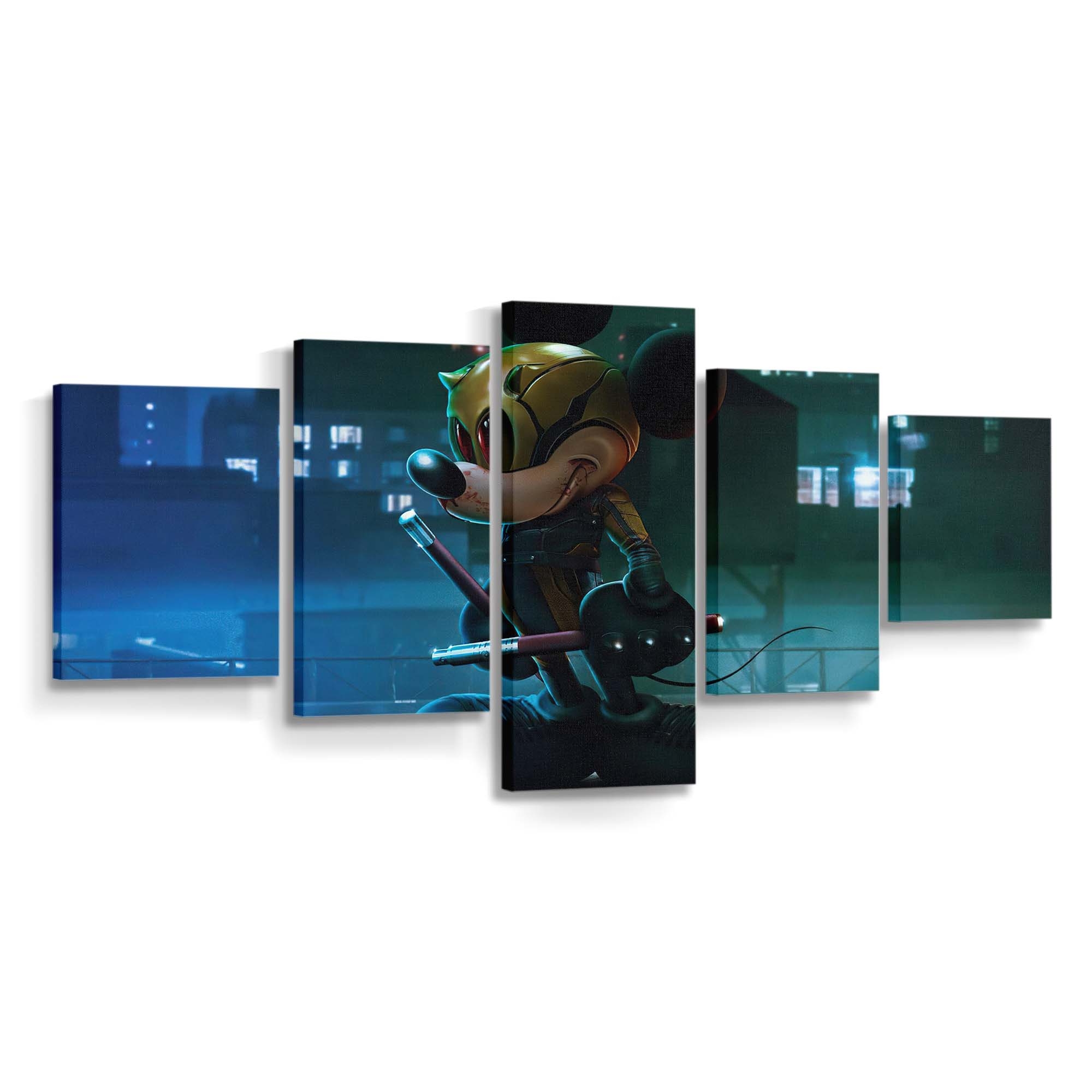 Psicologo El Mickey Daredevil Leinwandbild - Marvel Wanddeko